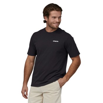T-shirt Patagonia P-6 Logo Responsibili-Tee - Noir T-shirt Patagonia P-6 Logo Responsibili-Tee - Noir