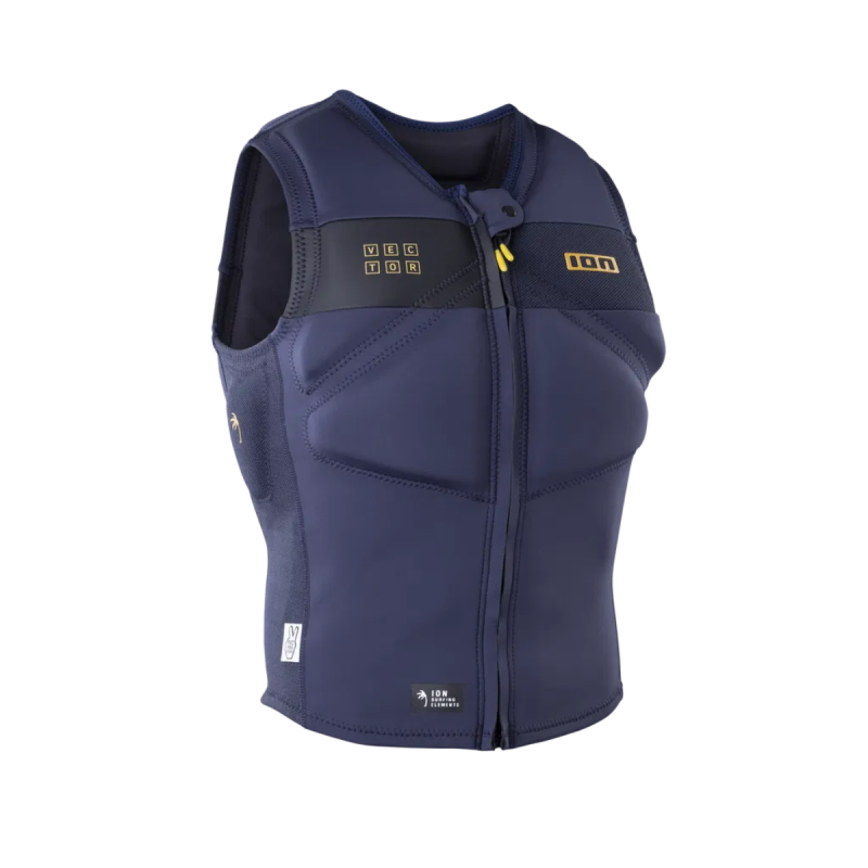 Impact Vest Kitesurf ION Vector Amp Front Zip - Bleu Nuit Impact Vest Kitesurf ION Vector Amp Front Zip - Bleu Nuit