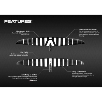 Aile Avant Foil Armstrong High Aspect V2 Aile Avant Foil Armstrong High Aspect V2