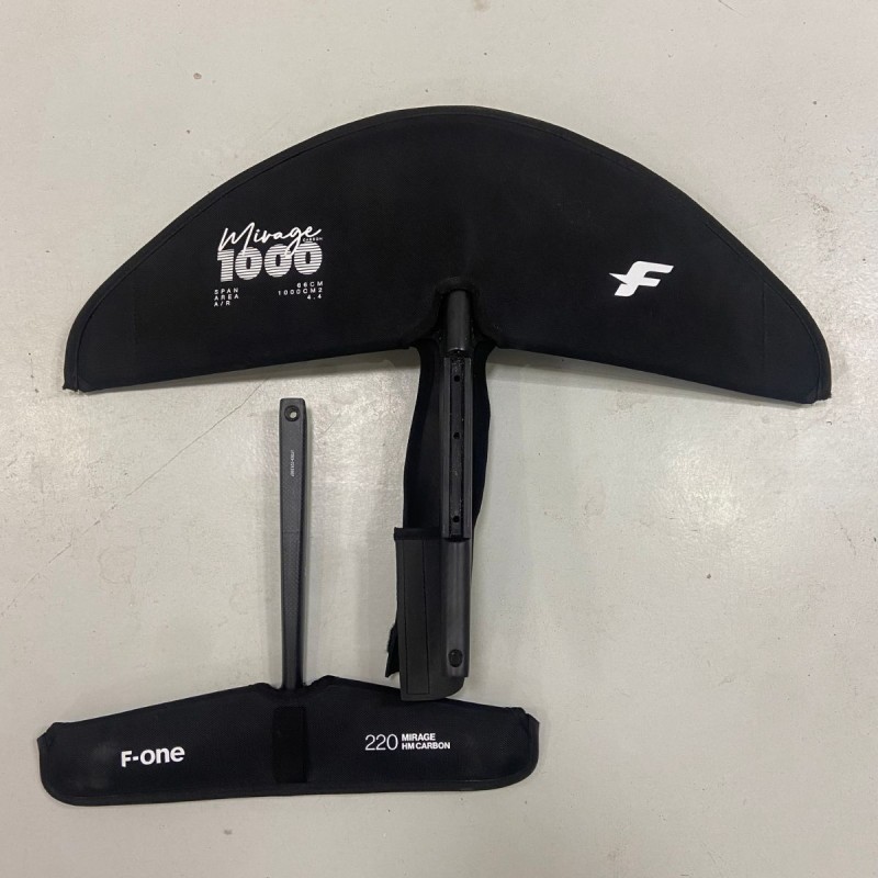 Foil occasion F-One Mirage Carbon 1000cm + stab mirage HM 220cm