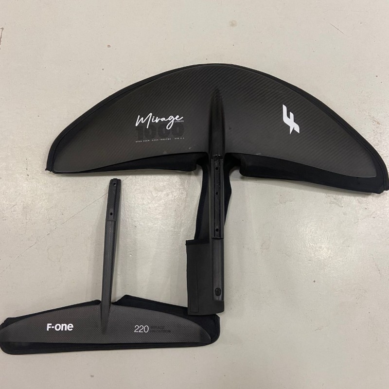 Foil occasion F-One Mirage Carbon 1000cm + stab mirage HM 220cm