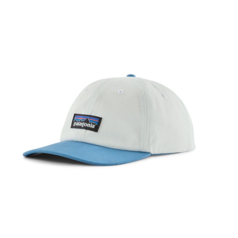 Casquette Patagonia P-6 Label - Beige/Bleu