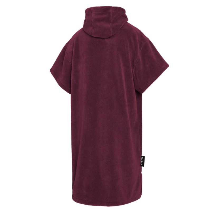 Poncho Mystic Teddy Oxblood Red