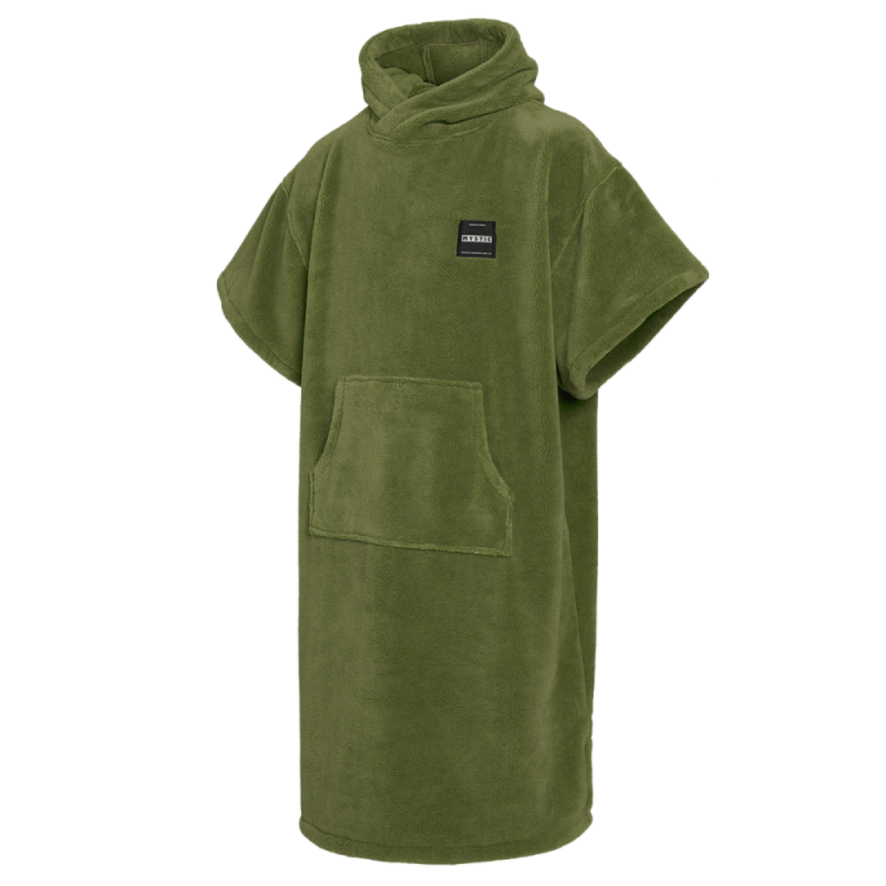 Poncho Mystic Teddy Olive Green