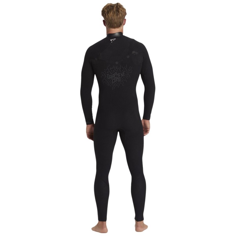 Combinaison Homme Billabong Revolution Natural FZ 4/3mm 2026 - Noir/Rouge Combinaison Homme Billabong Revolution Natural FZ 4/3mm 2026 - Noir/Rouge