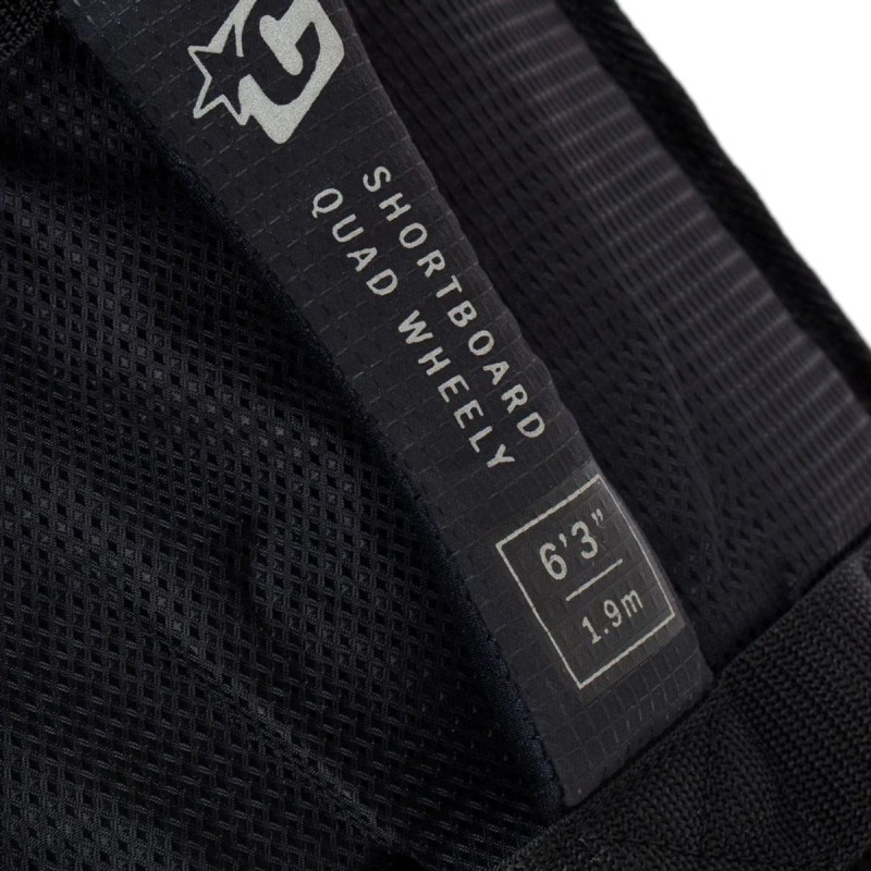 Housse de Surf Creatures Shortboard Quad Wheely DT2.0