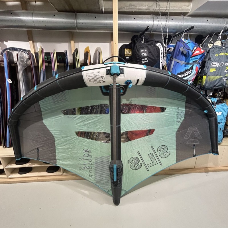 Aile de Wing occasion Duotone Slick + boom 3,5 m² Mint/Blue 2023