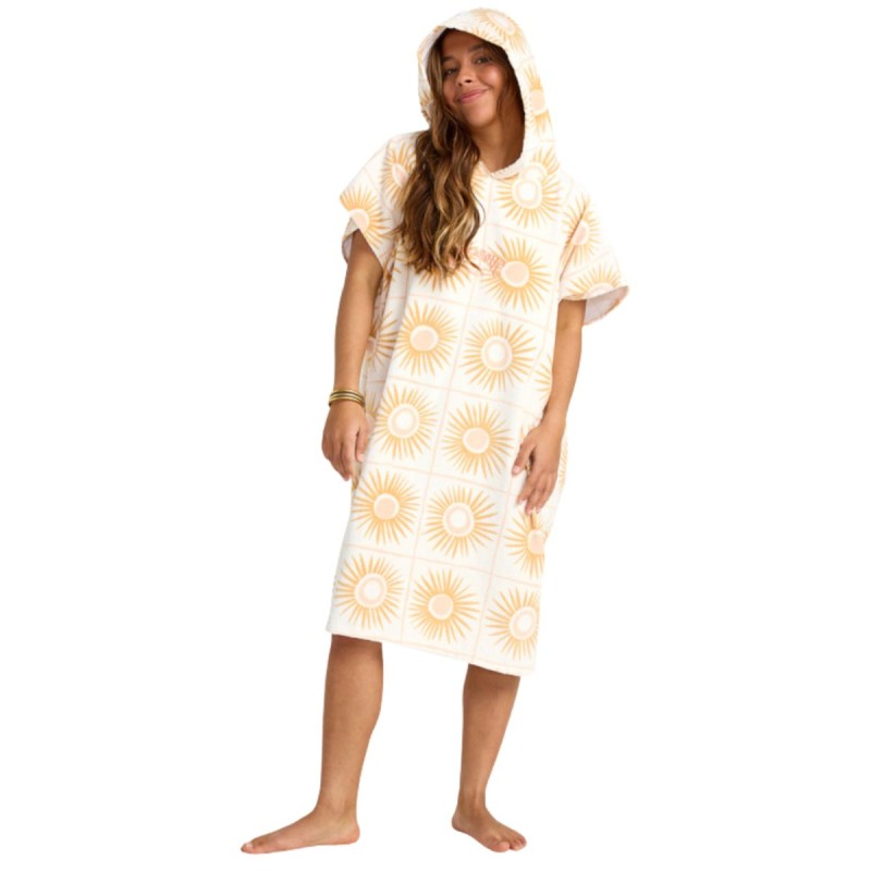 Poncho Billabong Salt Crystal Poncho Billabong Salt Crystal