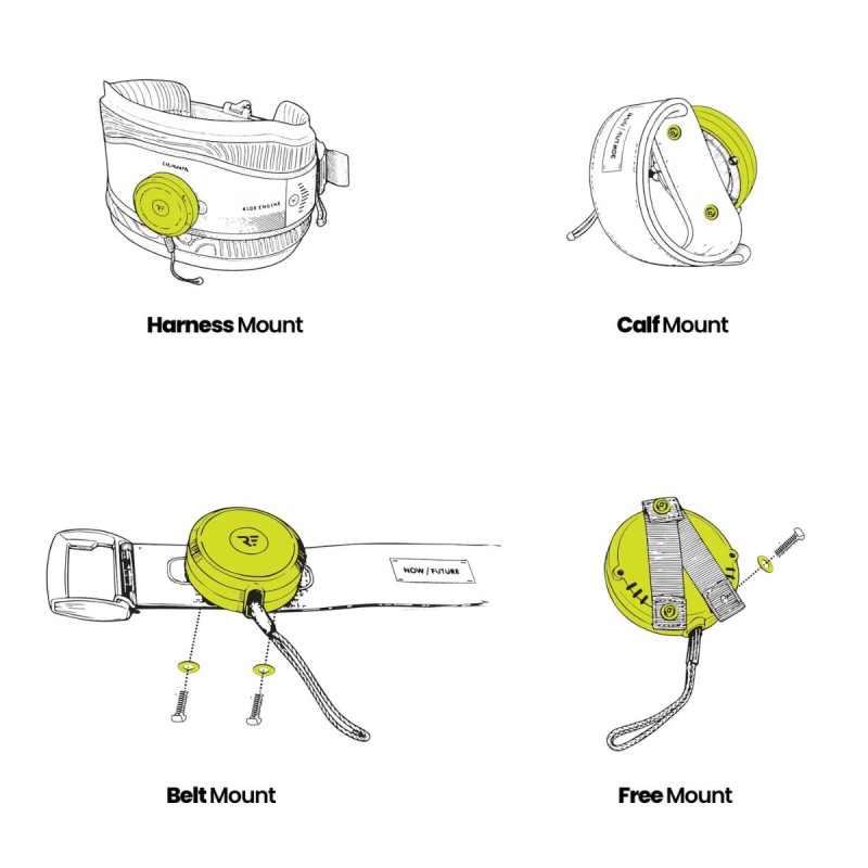 Leash Enrouleur Ride Engine Base Kit