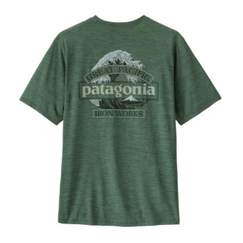 Wetshirt Manches Courtes Patagonia Cap Cool Daily Great Waves - CYGX