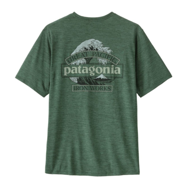 Wetshirt Manches Courtes Patagonia Cap Cool Daily Great Waves - CYGX Wetshirt Manches Courtes Patagonia Cap Cool Daily Great Waves - CYGX