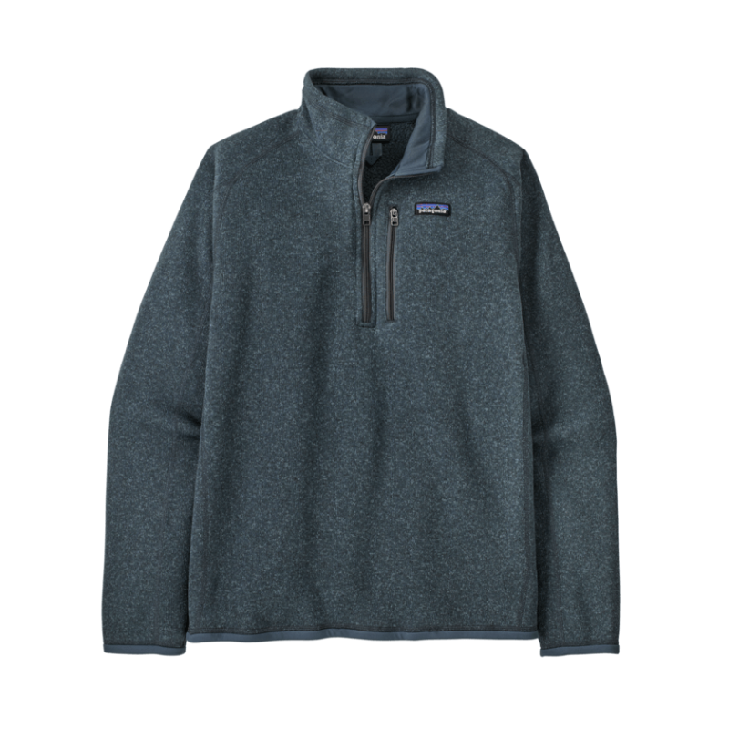 Pull Homme Patagonia Better Sweater 1/4 Zip 2027 - Bleu Pull Homme Patagonia Better Sweater 1/4 Zip 2027 - Bleu
