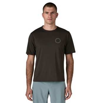 Wetshirt Manches Courtes Patagonia Cap Cool Daily Great Waves - Spoke Stencil Wetshirt Manches Courtes Patagonia Cap Cool Daily Great Waves - Spoke Stencil