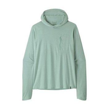 Wetshirt Manches Longues à Capuche Patagonia Cap Cool Sun - Bleu clair