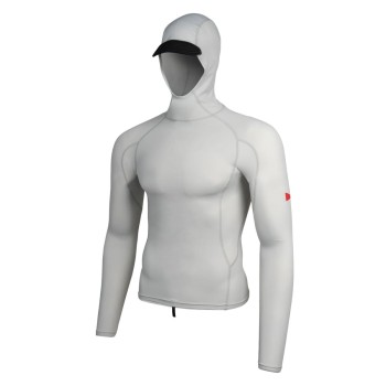Lycra Cagoule Manches Longues Florence Marine Long Sleeve Utility Pocket Hooded Rashguard