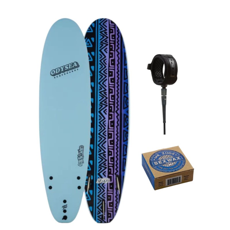 Pack Surf Odysea Log Clay + Leash + Wax Pack Surf Odysea Log Clay + Leash + Wax