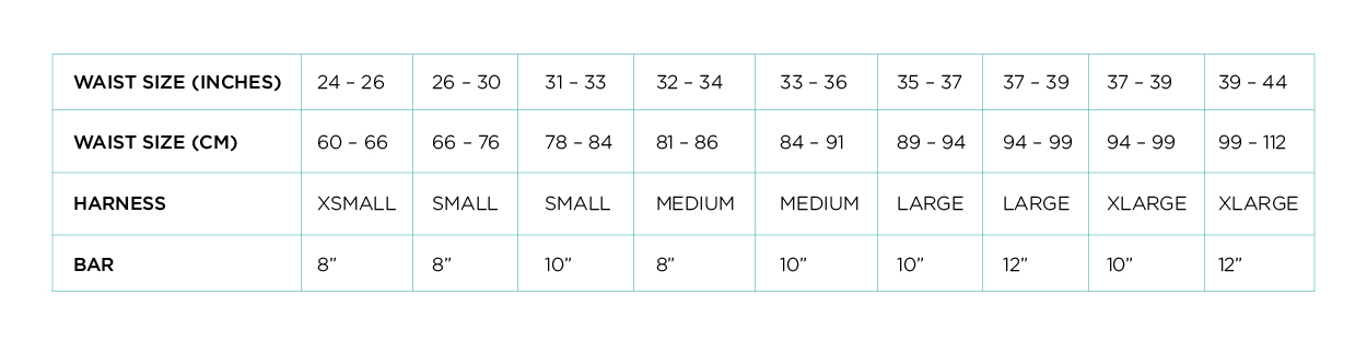 Guide de Taille - Size Chart Ride Engine 2018