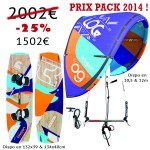 Pack Kitesurf 2014 Takoon - Source Phi - Log Phi