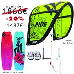 Pack Kitesurf naish ride et alana 2014